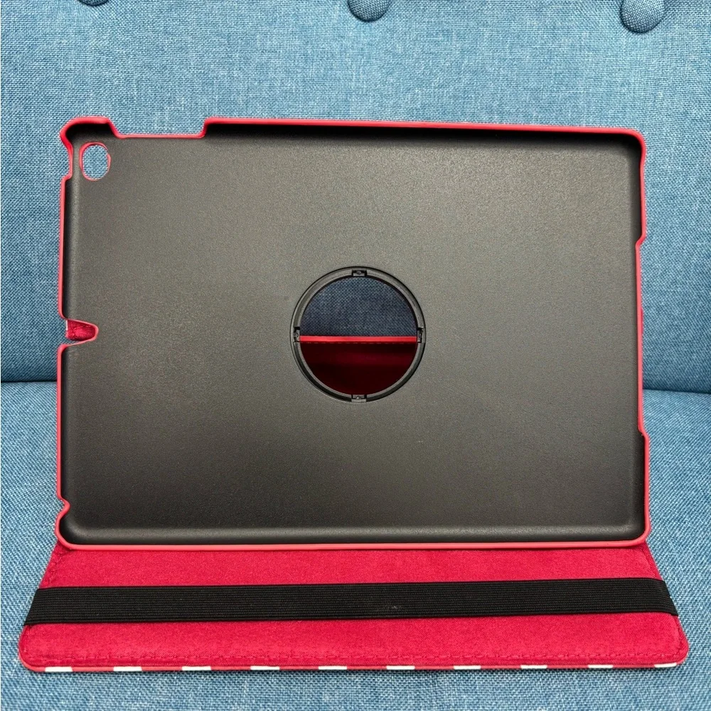 Polka Dot Red Tablet Folio Case for IPAD 5-6 (9.7 inch screen)